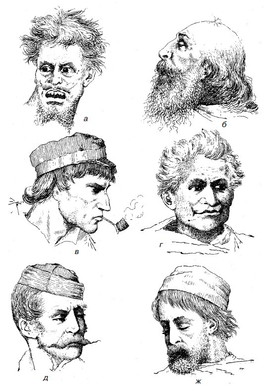 Иллюстрация к книге — Физиогномика и выражение чувств [i_016.jpg]