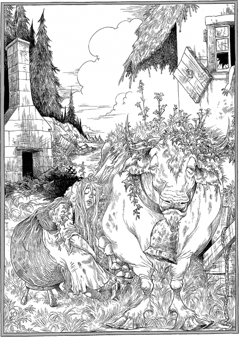 Иллюстрация к книге — Дева и веретено [i_007.jpg]