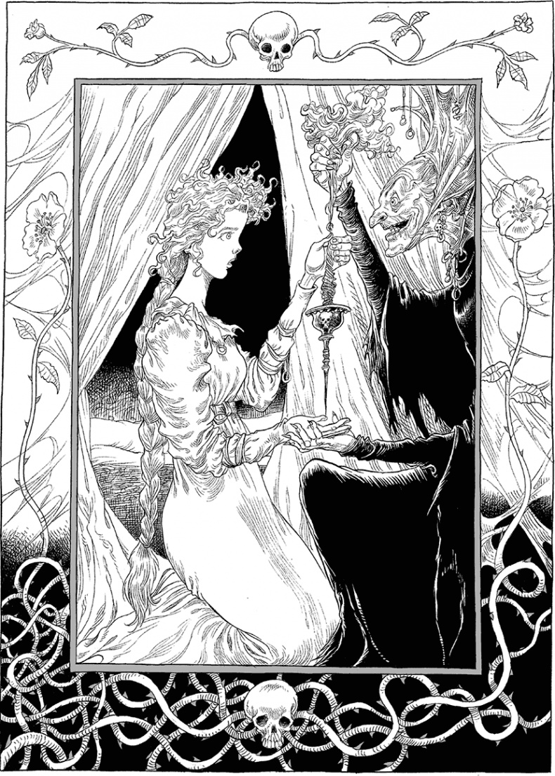 Иллюстрация к книге — Дева и веретено [i_023.jpg]