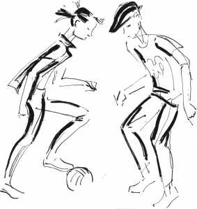 Иллюстрация к книге — Футбольное поле [i_001.jpg]