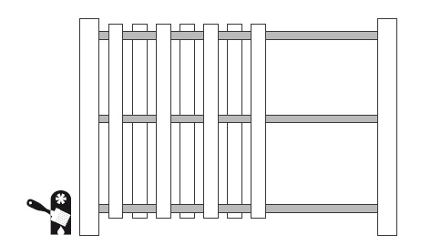 Иллюстрация к книге — Забор, ограда, калитка на дачном участке. Строим своими руками [i_037.jpg]