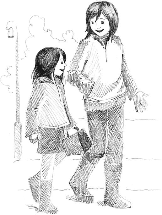 Иллюстрация к книге — Щенок Крошка, или Друзья навек [i_004.jpg]