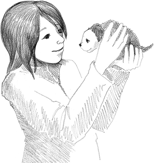 Иллюстрация к книге — Щенок Крошка, или Друзья навек [i_009.jpg]