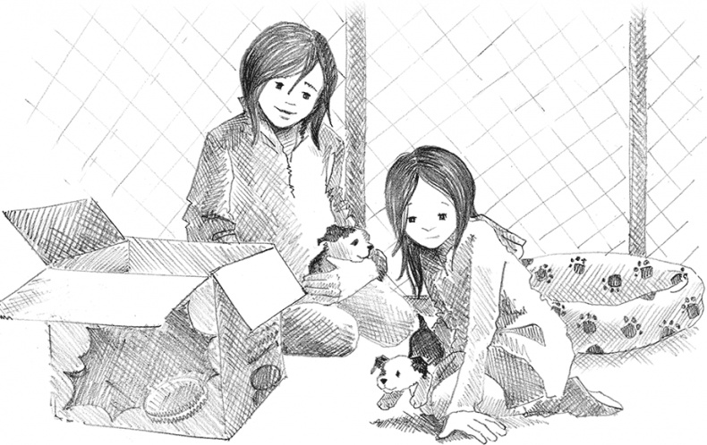 Иллюстрация к книге — Щенок Крошка, или Друзья навек [i_010.jpg]