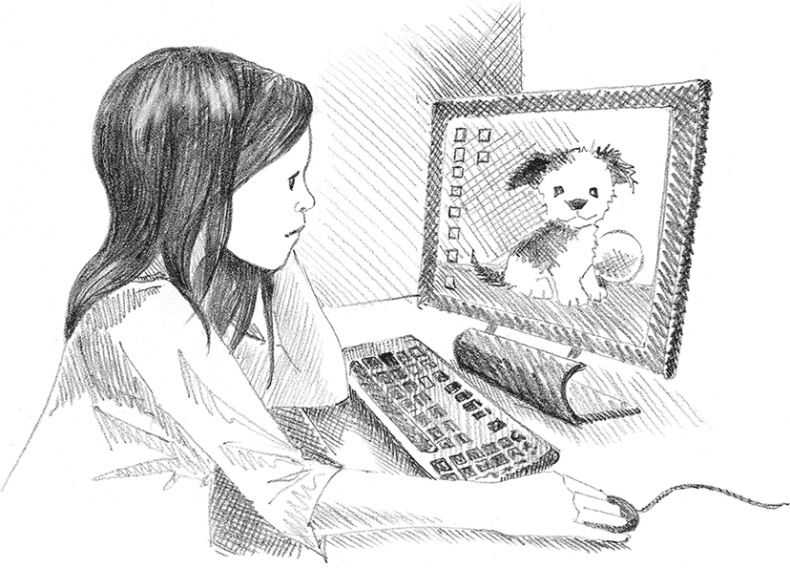 Иллюстрация к книге — Щенок Крошка, или Друзья навек [i_016.jpg]