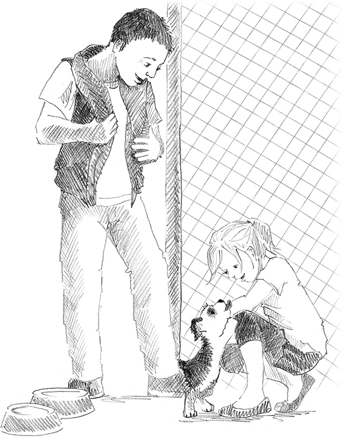 Иллюстрация к книге — Щенок Крошка, или Друзья навек [i_031.jpg]