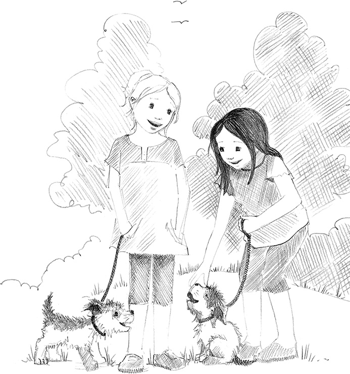 Иллюстрация к книге — Щенок Крошка, или Друзья навек [i_039.jpg]