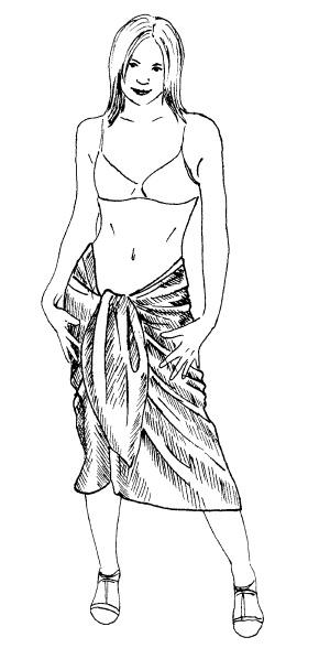 Иллюстрация к книге — Шарфик, платочек, парео. Как красиво и модно повязать [i_345.jpg]