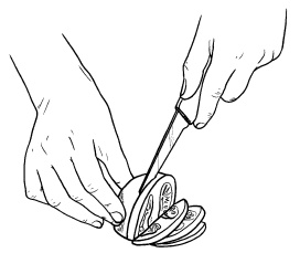 Иллюстрация к книге — Оригинальные украшения из овощей и фруктов [i_054.jpg]