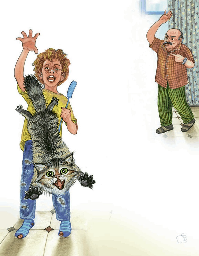 Иллюстрация к книге — Необыкновенные приключения кошки Нюси. Домовой и тайна волшебной книги [i_019.jpg]