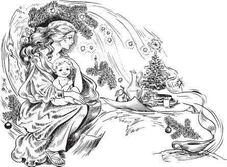 Иллюстрация к книге — Встречаем Новый год и Рождество: Лучшие рецепты для праздничного стола [i_001.jpg]