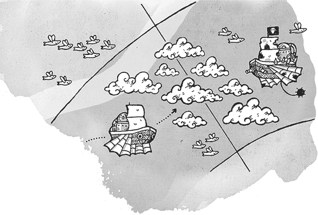 Иллюстрация к книге — Охотники за облаками [i_028.jpg]