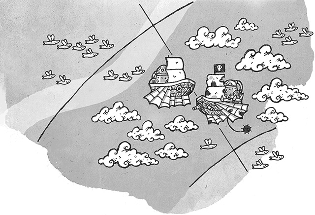 Иллюстрация к книге — Охотники за облаками [i_030.jpg]