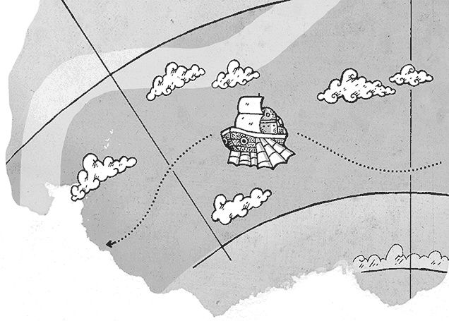 Иллюстрация к книге — Охотники за облаками [i_032.jpg]