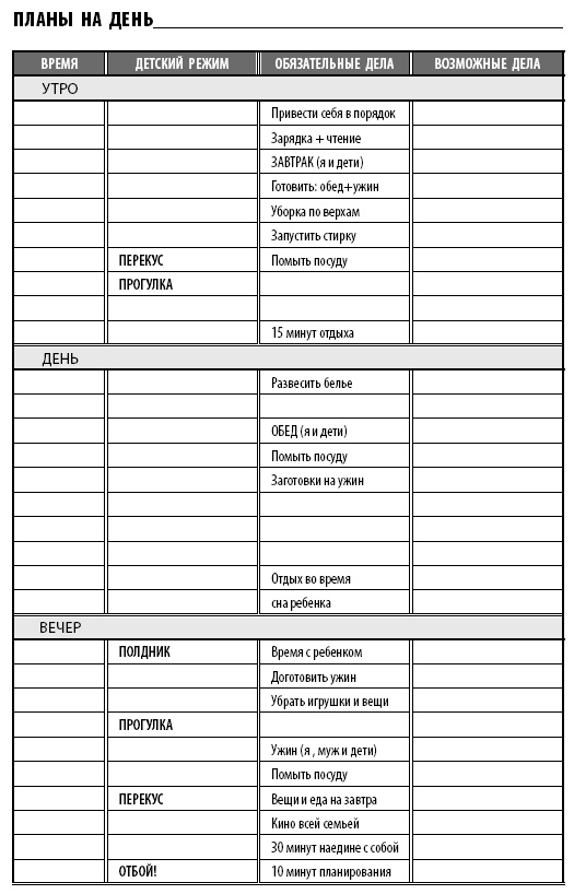 Иллюстрация к книге — Тайм-менеджмент для мам. 7 заповедей организованной мамы [i_009.jpg]
