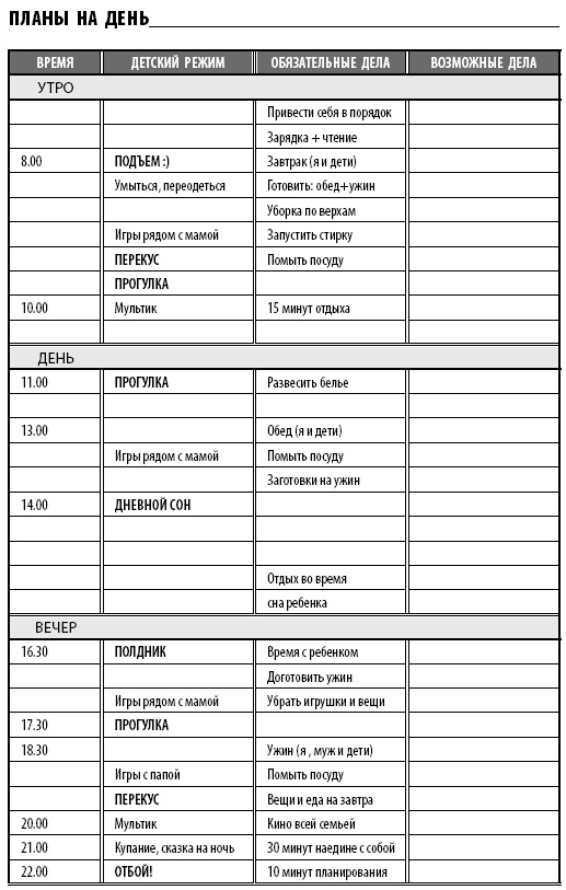 Иллюстрация к книге — Тайм-менеджмент для мам. 7 заповедей организованной мамы [i_012.jpg]