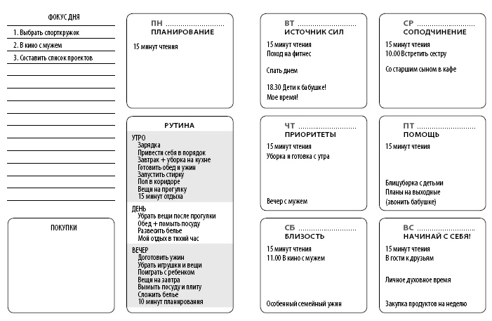 Иллюстрация к книге — Тайм-менеджмент для мам. 7 заповедей организованной мамы [i_019.jpg]