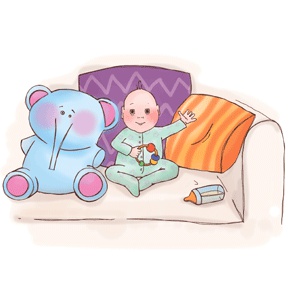 Иллюстрация к книге — Ваш малыш неделя за неделей. От рождения до 6 месяцев [i_010.jpg]