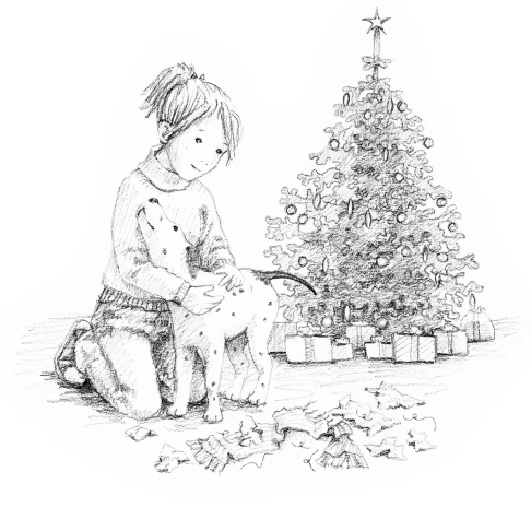 Иллюстрация к книге — Щенок Оскар, или Секрет счастливого Рождества [i_034.jpg]