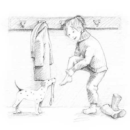 Иллюстрация к книге — Щенок Оскар, или Секрет счастливого Рождества [i_037.jpg]