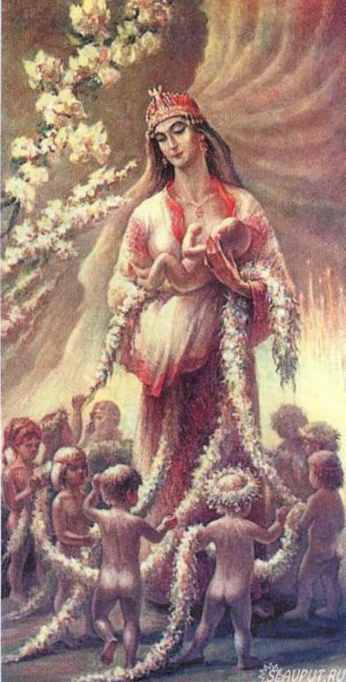 Иллюстрация к книге — Славянские боги, духи, герои былин. Иллюстрированная энциклопедия [i_023.jpg]