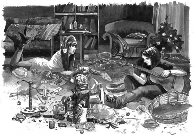 Иллюстрация к книге — Боб – необычный кот [i_019.jpg]