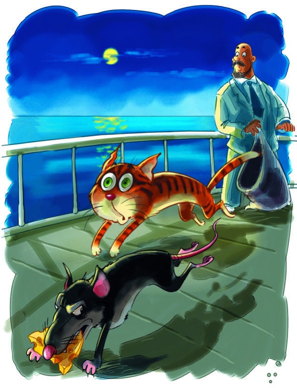 Иллюстрация к книге — Боцман, бурундук, кот и крыса. Сказка для детей и всех остальных [i_030.jpg]