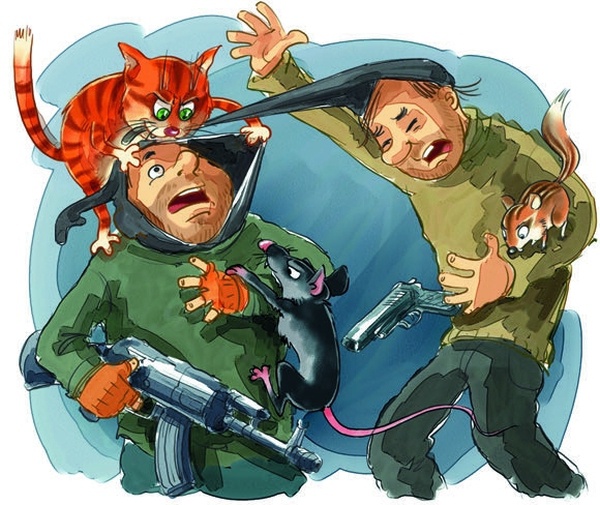 Иллюстрация к книге — Боцман, бурундук, кот и крыса. Сказка для детей и всех остальных [i_038.jpg]