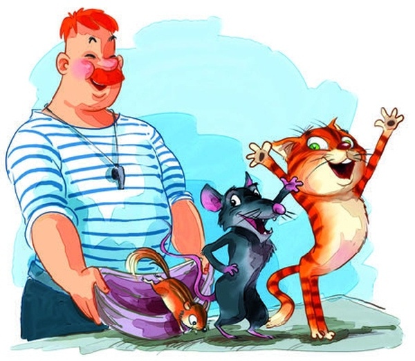 Иллюстрация к книге — Боцман, бурундук, кот и крыса. Сказка для детей и всех остальных [i_049.jpg]