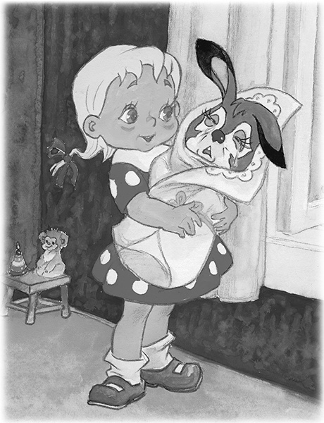 Иллюстрация к книге — Как волк теленочку мамой был [i_003.jpg]