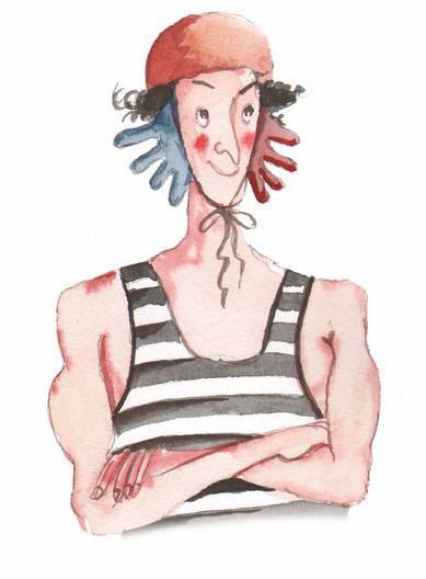 Иллюстрация к книге — Большая маленькая девочка. История десятая. Пушкин и компания [i_015.jpg]