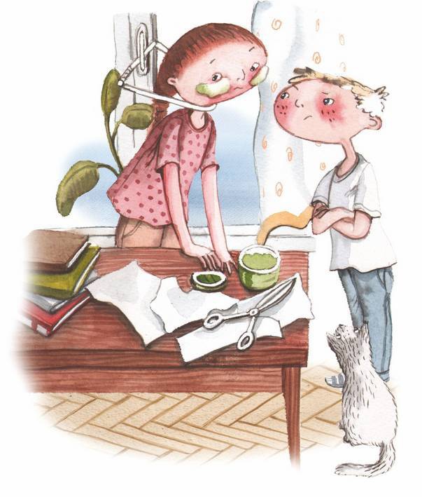 Иллюстрация к книге — Большая маленькая девочка. История десятая. Пушкин и компания [i_018.jpg]