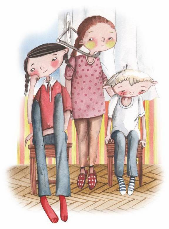 Иллюстрация к книге — Большая маленькая девочка. История десятая. Пушкин и компания [i_037.jpg]