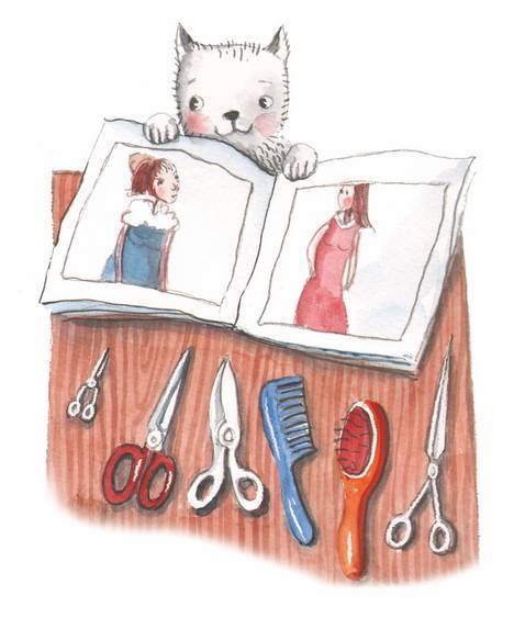 Иллюстрация к книге — Большая маленькая девочка. История десятая. Пушкин и компания [i_039.jpg]