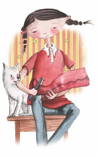 Иллюстрация к книге — Большая маленькая девочка. История десятая. Пушкин и компания [i_046.jpg]