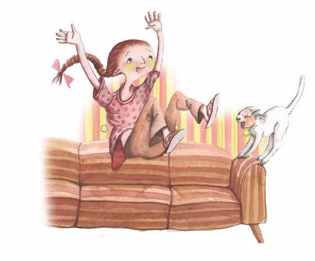 Иллюстрация к книге — Большая маленькая девочка. История десятая. Пушкин и компания [i_054.jpg]