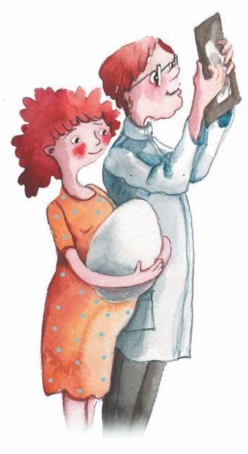 Иллюстрация к книге — Большая маленькая девочка. История одиннадцатая. Джинсы в горошек [i_003.jpg]