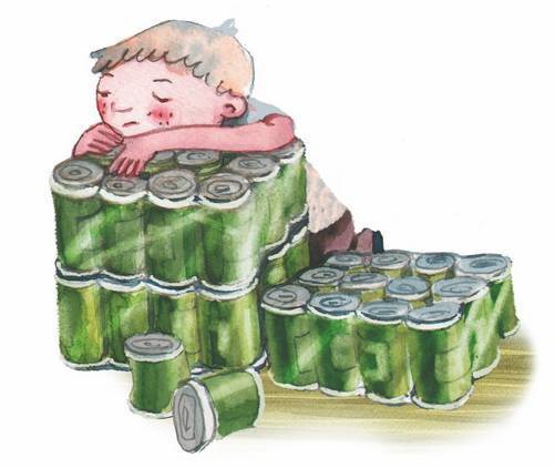 Иллюстрация к книге — Большая маленькая девочка. История одиннадцатая. Джинсы в горошек [i_014.jpg]