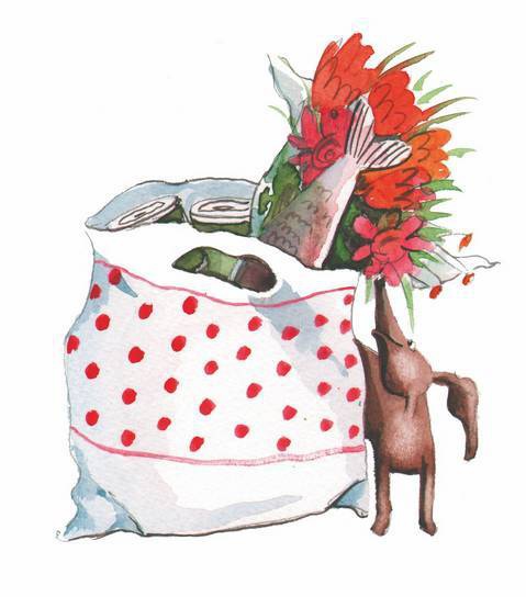 Иллюстрация к книге — Большая маленькая девочка. История одиннадцатая. Джинсы в горошек [i_044.jpg]