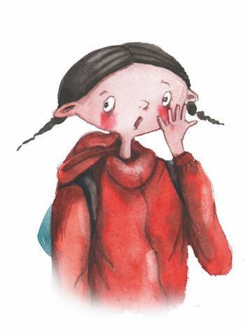 Иллюстрация к книге — Большая маленькая девочка. История одиннадцатая. Джинсы в горошек [i_046.jpg]