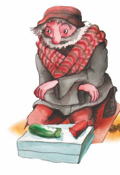 Иллюстрация к книге — Большая маленькая девочка. История одиннадцатая. Джинсы в горошек [i_047.jpg]