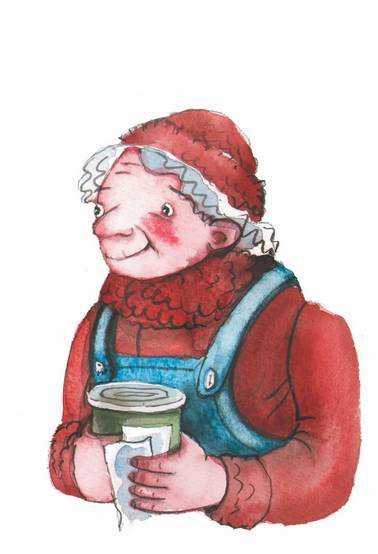 Иллюстрация к книге — Большая маленькая девочка. История одиннадцатая. Джинсы в горошек [i_049.jpg]