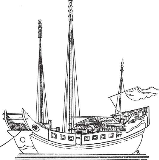 Иллюстрация к книге — Парусные корабли. История мореплавания и кораблестроения с древних времен до XIX века [i_005.jpg]