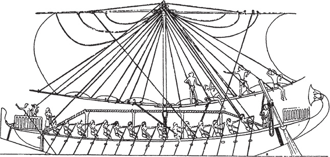 Иллюстрация к книге — Парусные корабли. История мореплавания и кораблестроения с древних времен до XIX века [i_006.jpg]