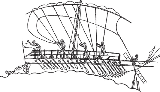 Иллюстрация к книге — Парусные корабли. История мореплавания и кораблестроения с древних времен до XIX века [i_014.jpg]