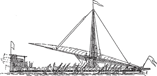 Иллюстрация к книге — Парусные корабли. История мореплавания и кораблестроения с древних времен до XIX века [i_073.jpg]
