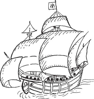 Иллюстрация к книге — Парусные корабли. История мореплавания и кораблестроения с древних времен до XIX века [i_080.jpg]