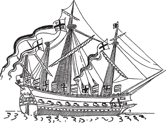 Иллюстрация к книге — Парусные корабли. История мореплавания и кораблестроения с древних времен до XIX века [i_085.jpg]