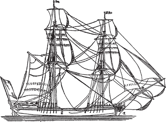 Иллюстрация к книге — Парусные корабли. История мореплавания и кораблестроения с древних времен до XIX века [i_112.jpg]