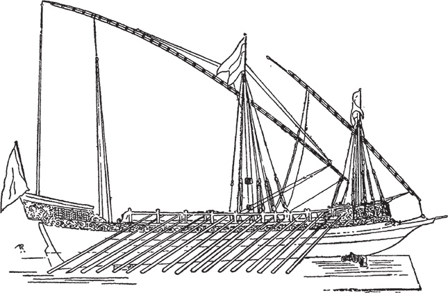 Иллюстрация к книге — Парусные корабли. История мореплавания и кораблестроения с древних времен до XIX века [i_114.jpg]